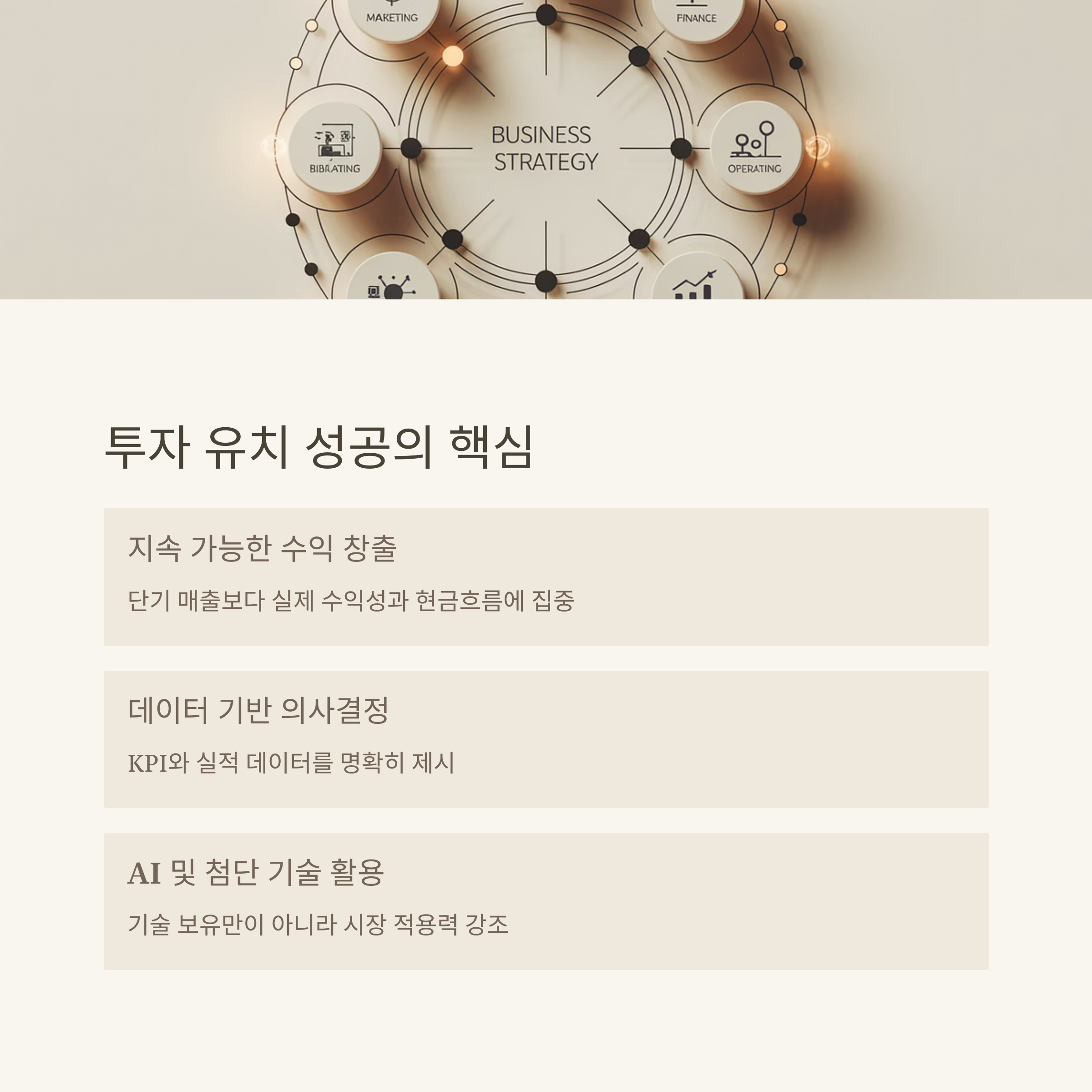 투자 유치 성공 전략 핵심 키워드