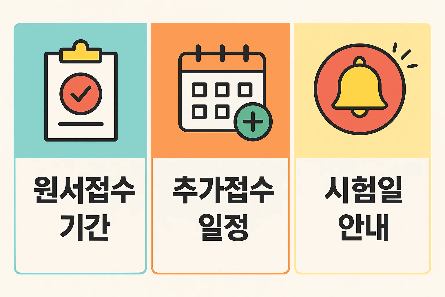 원서접수 기간, 추가접수 일정, 시험일 안내 등 사회복지사 1급 시험 주요 일정을 한눈에 확인할 수 있도록 정리한 인포그래픽