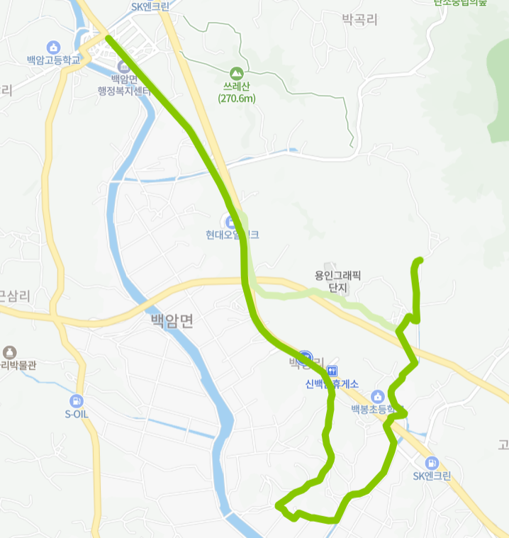 용인-73-2번-버스-노선-지도