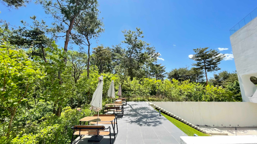 양평 갤러리 카페 카포레 야외공간