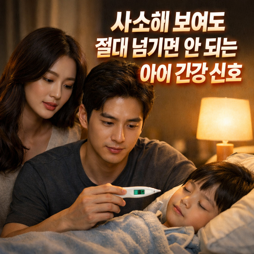 사소해 보여도 위험한 아이 건강 신호