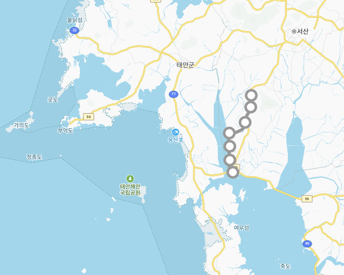 서산시 명소 가볼만한곳 걷기좋은 둘레길 서해랑길 64-1, 64-2, 64-3, 64-4코스