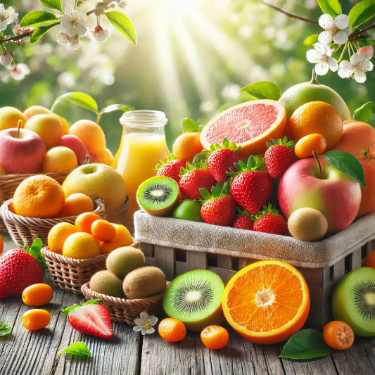 딸기,한라봉,금귤,키위,사과,봄,과일,봄철과일,환절기,건강,피로회복,항산화