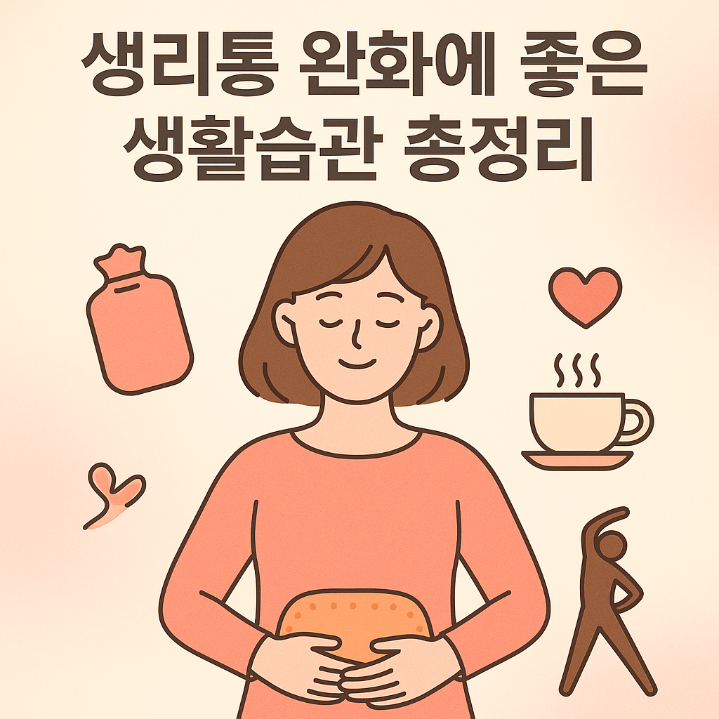 생리통 완화에 좋은 생활습관 총정리