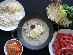 개성손만두전골