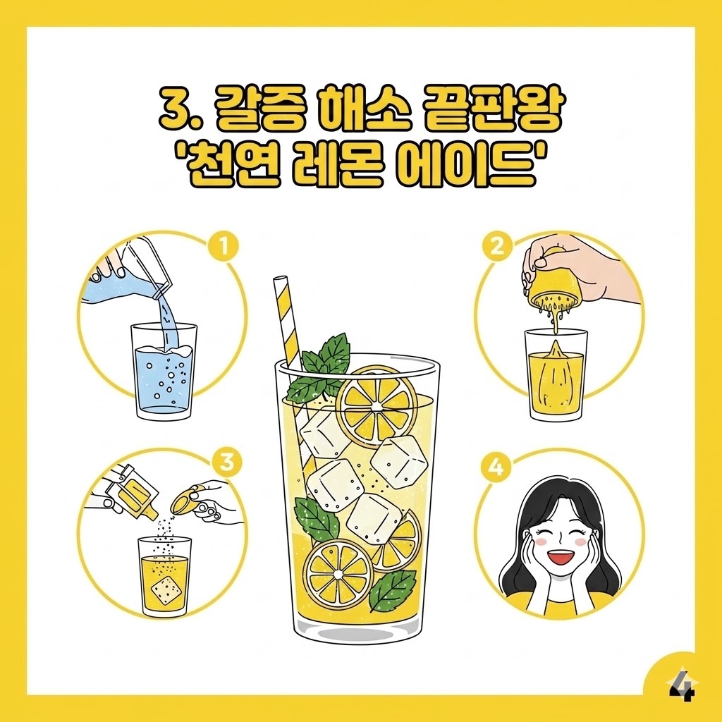 레몬즙 먹는법 5가지