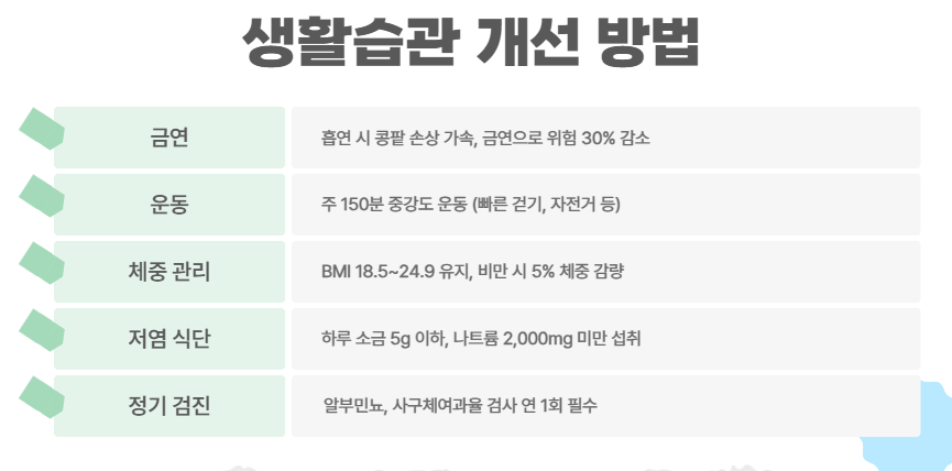 생활습관 개선