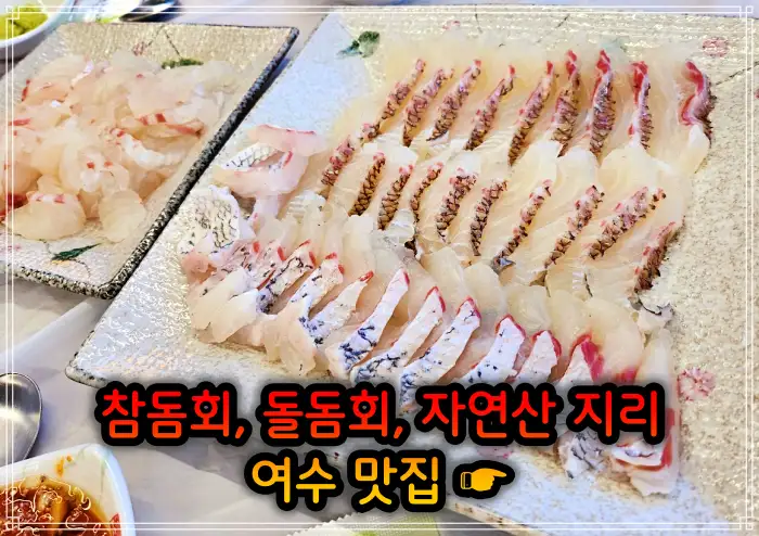생방송 투데이 전남 여수 참돔회&#44; 돌돔회 맛집