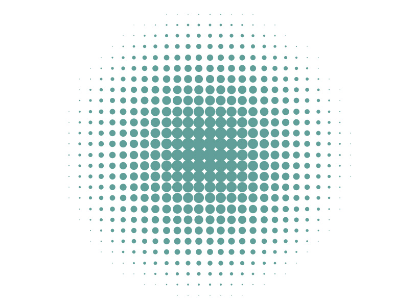 컬러 하프톤 효과