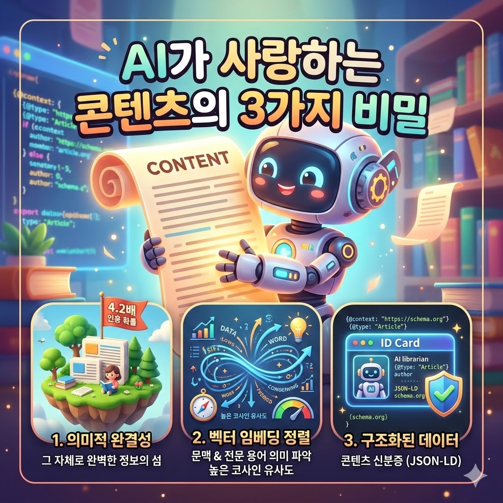 AI가 사랑하는 콘텐츠의 3가지 비밀