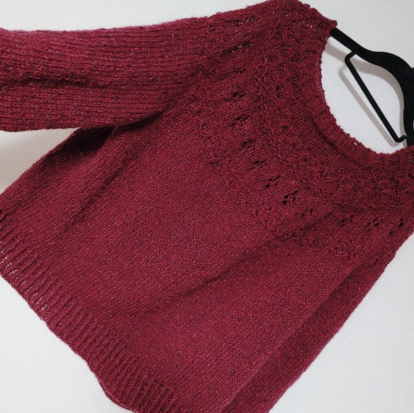 대바늘 뜨개옷 라넌큘러스