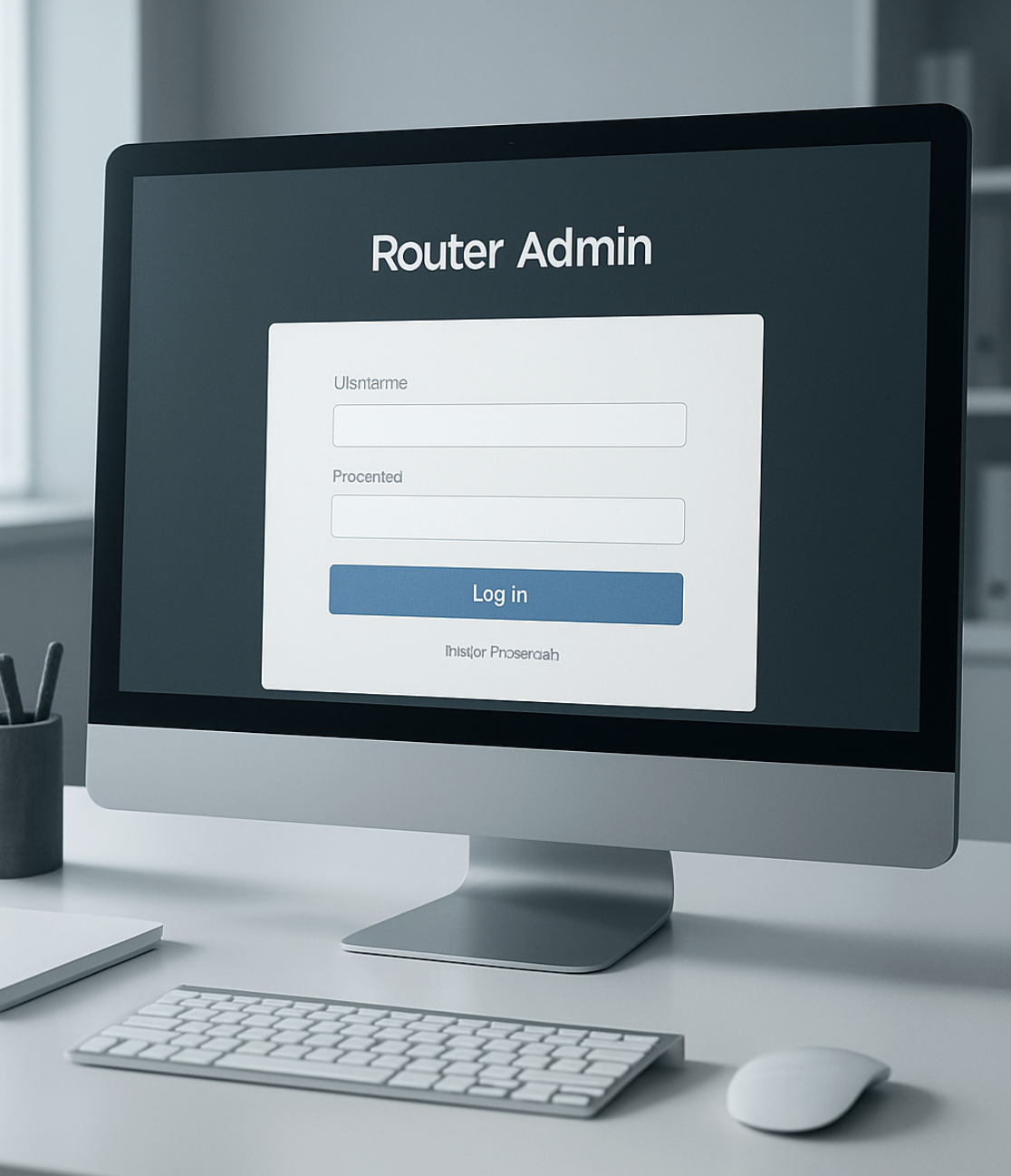 최후의 방법, 공유기 관리자 모드