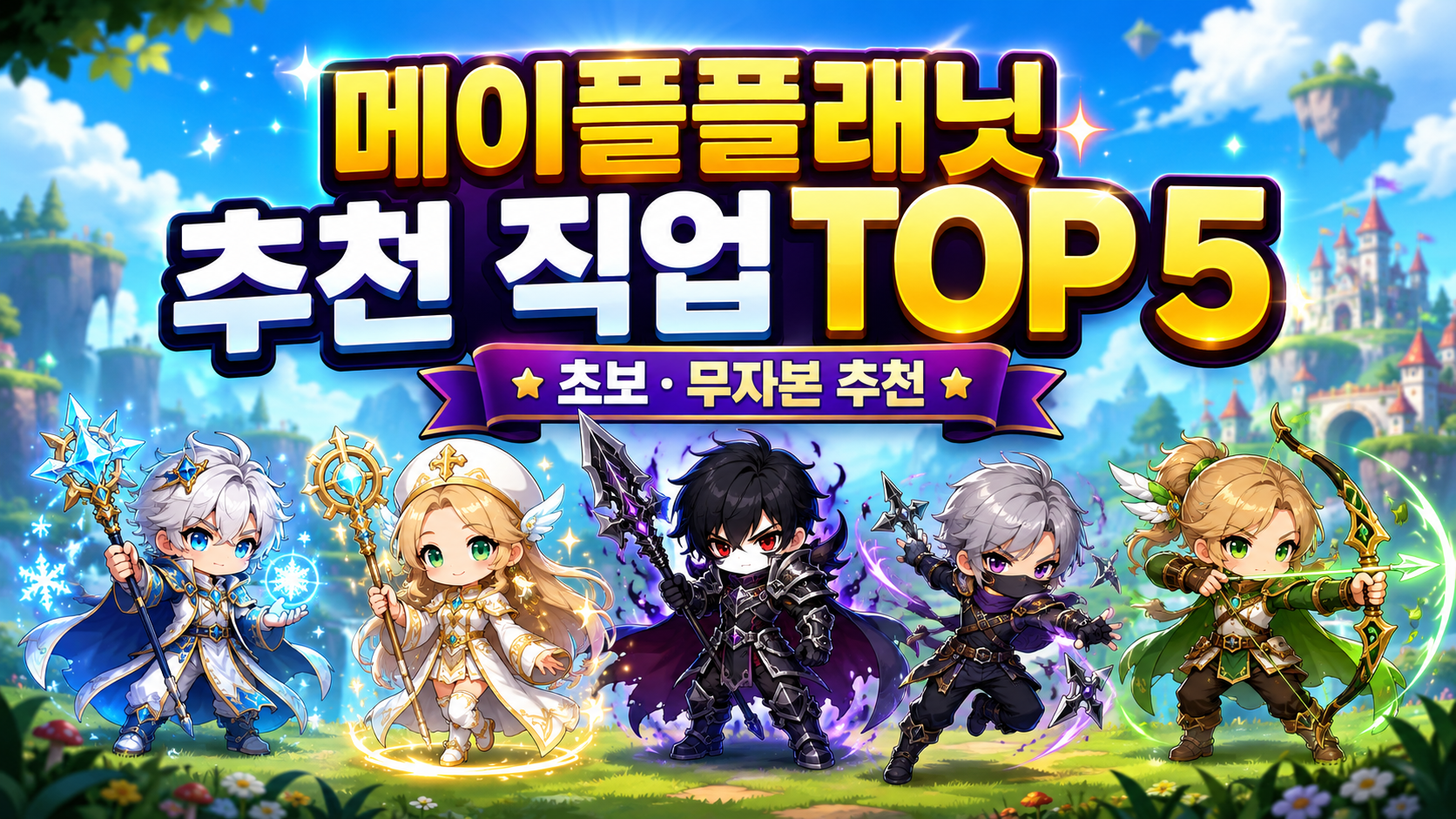 메이플플래닛 직업 추천, TOP 5는 이렇더라