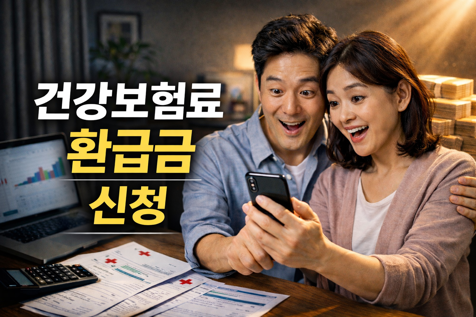건강보험료 환급금 놓치면 손해, 5분 신청법