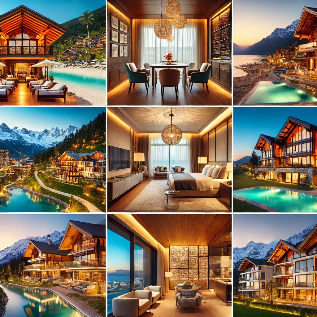 여행 숙박 사진