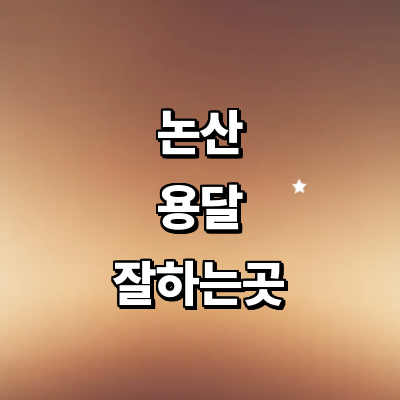 논산시 용달