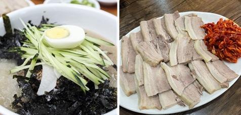 주문진 막국수와 수육