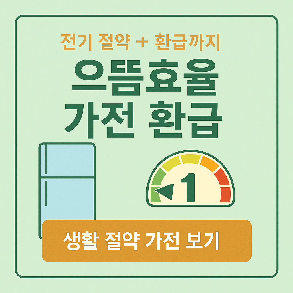으뜸 효율 가전 환급