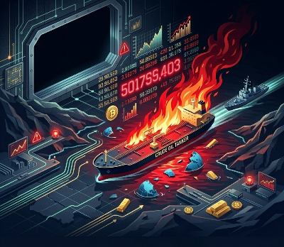 중동 분쟁 확산과 8.5% 유가 폭등 시각화 (Gulf Conflict Spreading and 8.5 Percent Oil Price Spike)