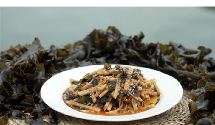돌미역으로 만든 한국인의 밥상 돌미역회무침