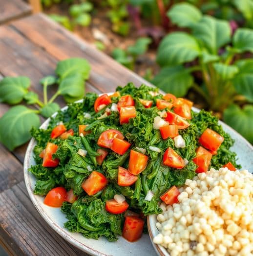 케냐 수쿠마위키(Sukuma Wiki) – 텃밭의 케일을 볶아낸 절약형 요리