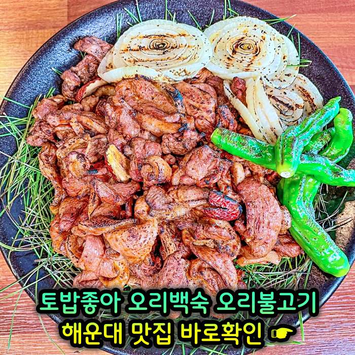 부산 해운대 맛집 무항생제 1등급 오리 백숙