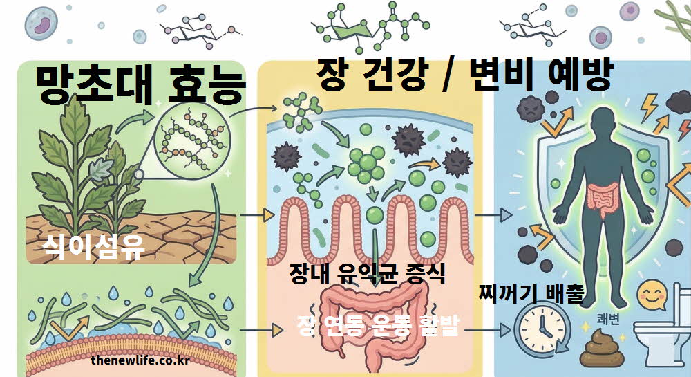 망초대 효능 장 건강 변비 예방