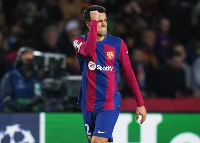 FC바르셀로나 전반 17분 주앙 칸셀루의 두번째 골