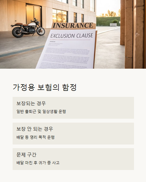 가정용 보험의 함정