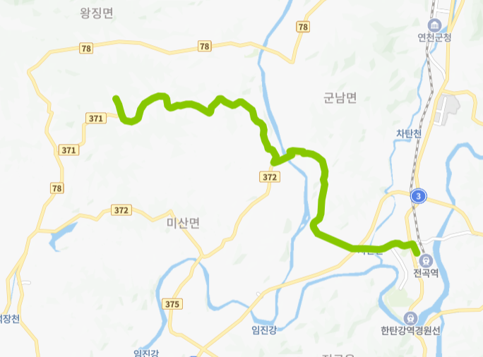 연천-82-6번-버스-노선-지도