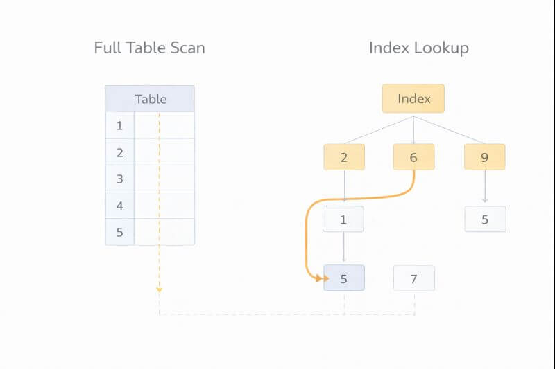 인덱스와 조회 성능: 데이터베이스가 원하는 데이터를 빠르게 찾는 방법