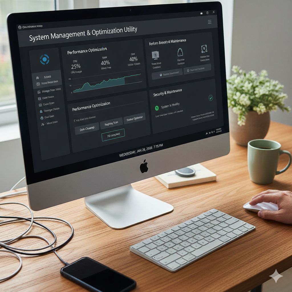 시스템 관리 & 최적화 유틸리티
26. CCleaner – PC 최적화 프로그램
임시 파일과 불필요한 데이터를 삭제해주는 대표적인 윈도우 최적화 유틸리티입니다.