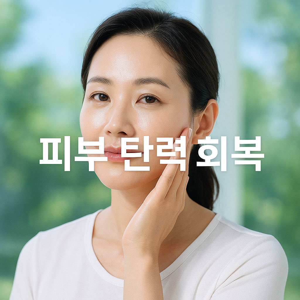 피부 탄력 회복 습관 5가지