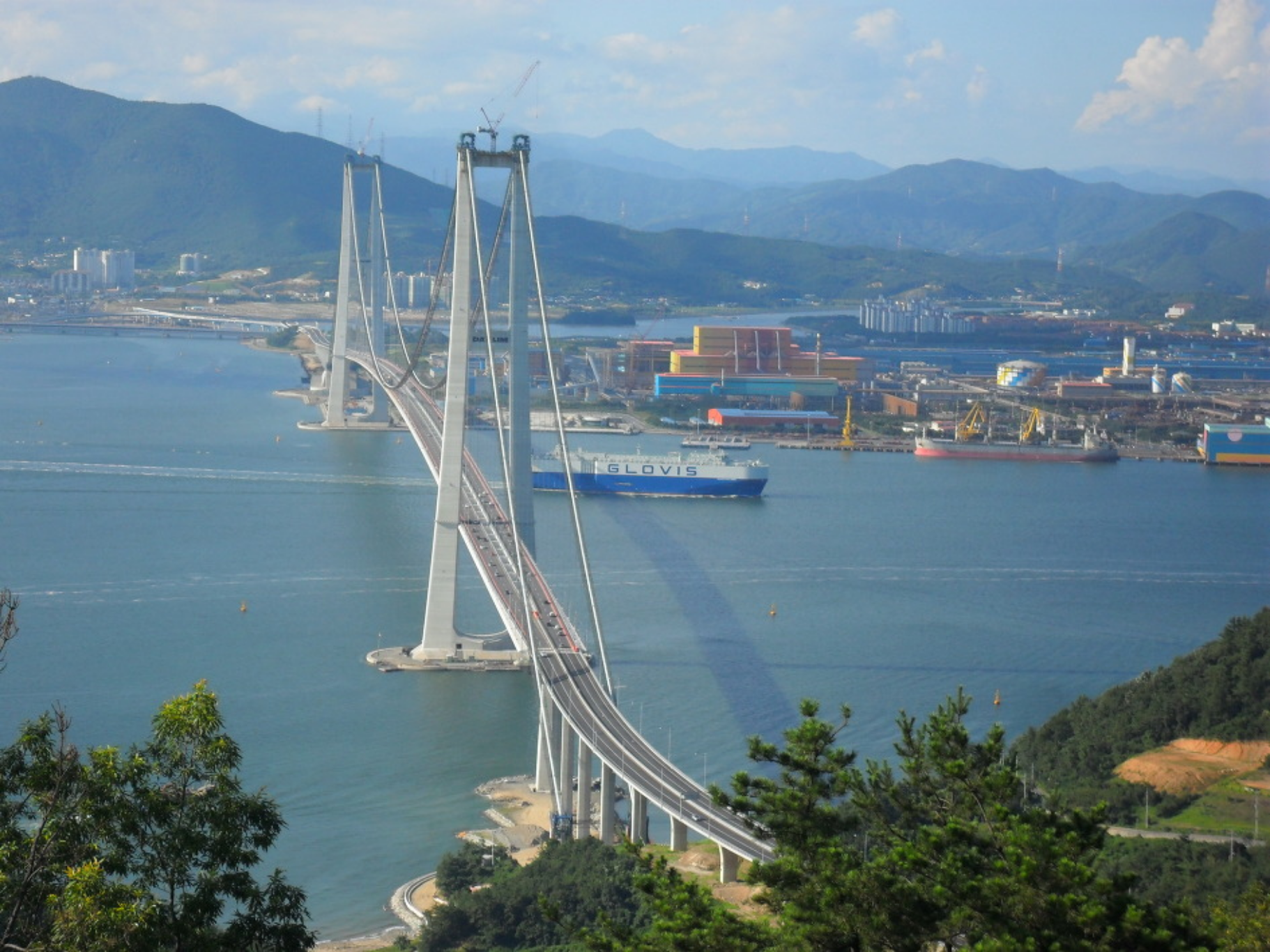 이순신대교 전경