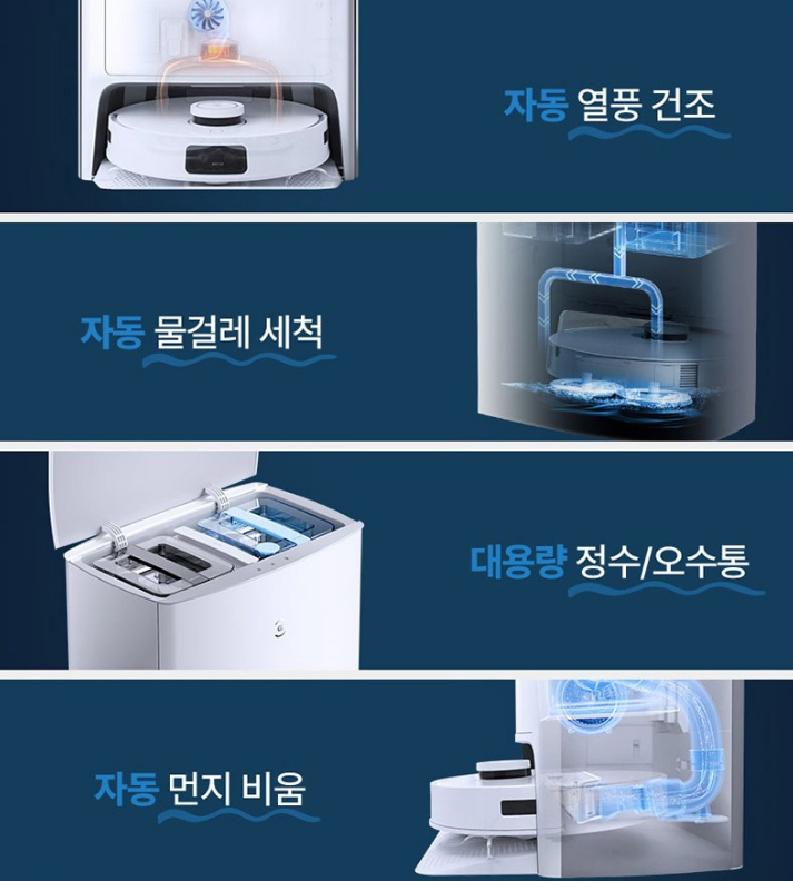 에코백스 T10 옴니 자동 기능 상세설명