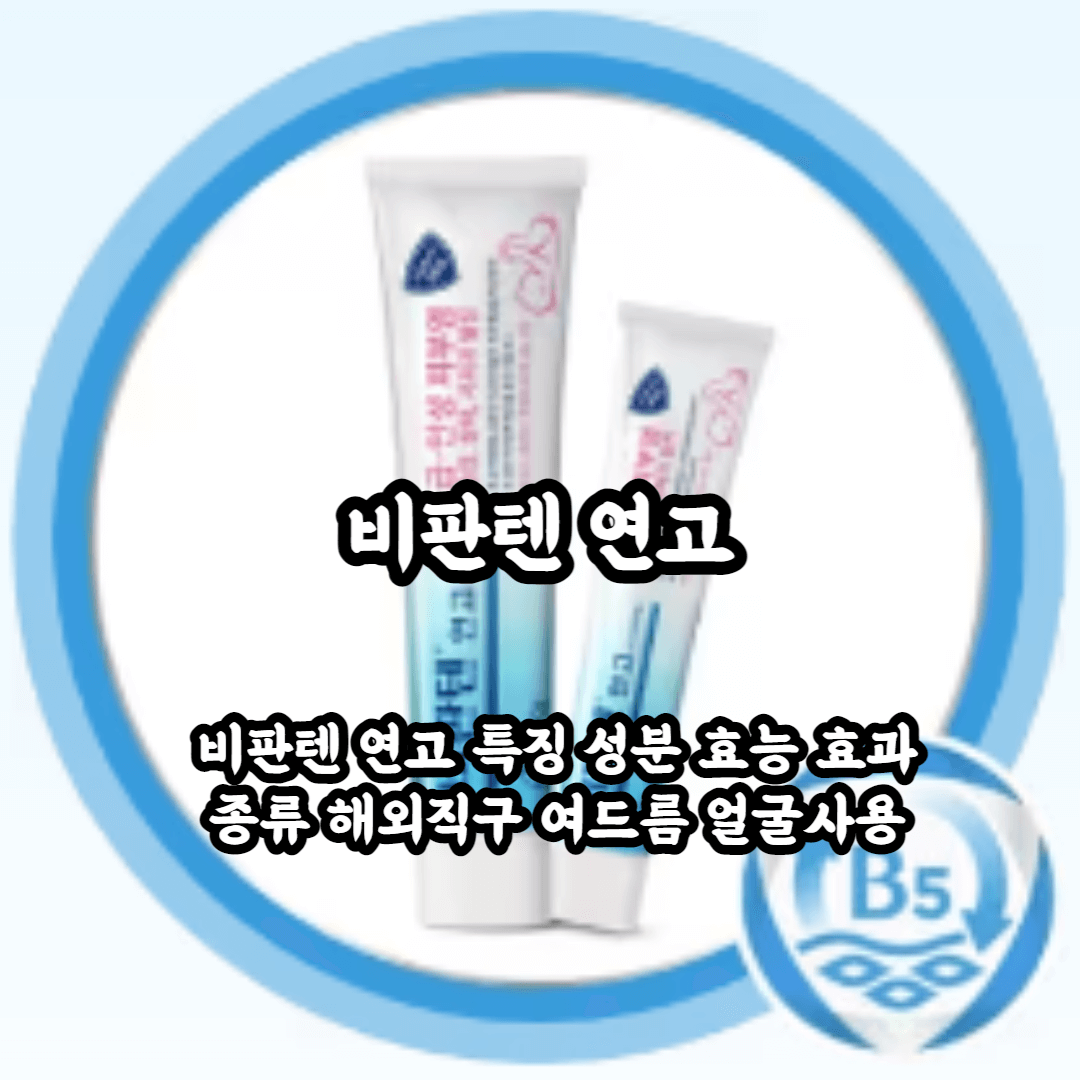 비판텐 연고 사진 블로그 썸네일