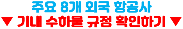 기내반입-캐리어-사이즈-무게-기내-수하물-항공사-규정-기내-반입-금지-물품-보안검색대-보조배터리-휴대용-선풍기-손-선풍기-면도기-고데기-드라이기-손톱깎이-눈썹칼-텀블러-액체류