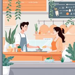 식당을 운영하는 소상공인