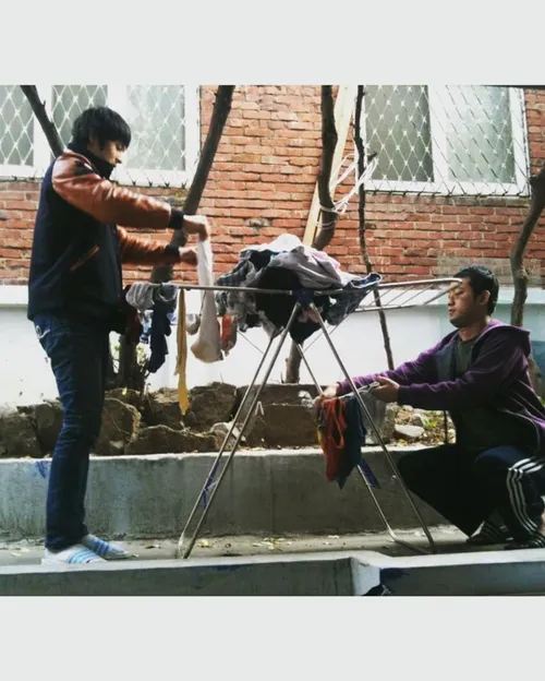 기안84와 이말년이 함께 살던 모습