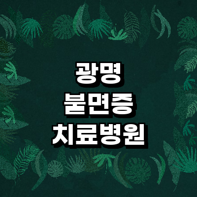 광명시 불면증