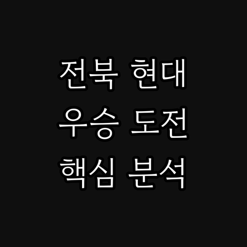 전북 현대 선수단 분석: 2024 시