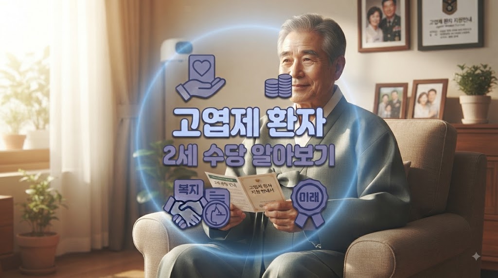 월남전에 참전한 고엽제 환자의 모습