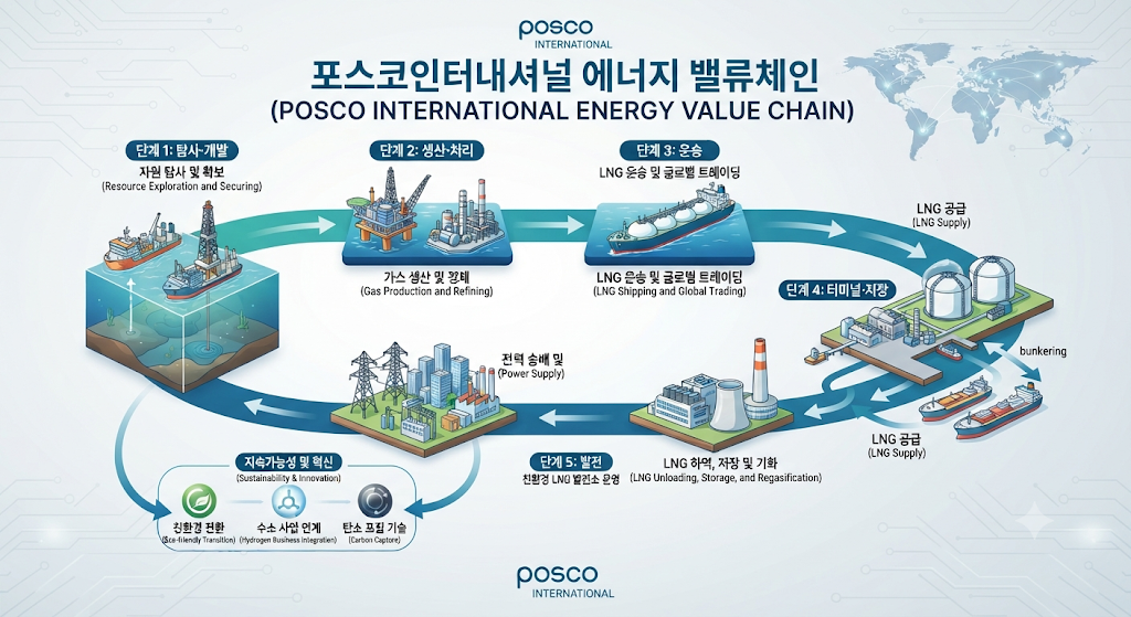 포스코인터내셔널 LNG 에너지 밸류체인