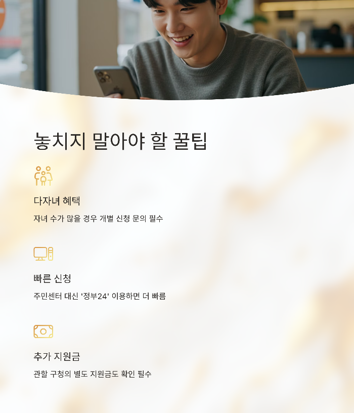 자녀 민생지원금