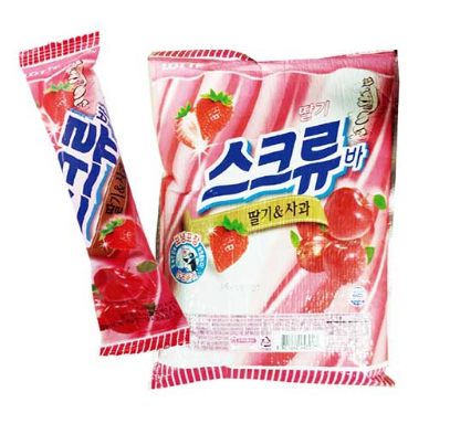 칼로리 낮은 아이스크림
스크류바