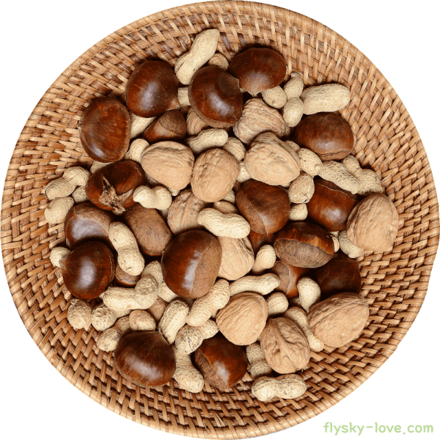 정월대보름 부럼 호두, 밤, 땅콩