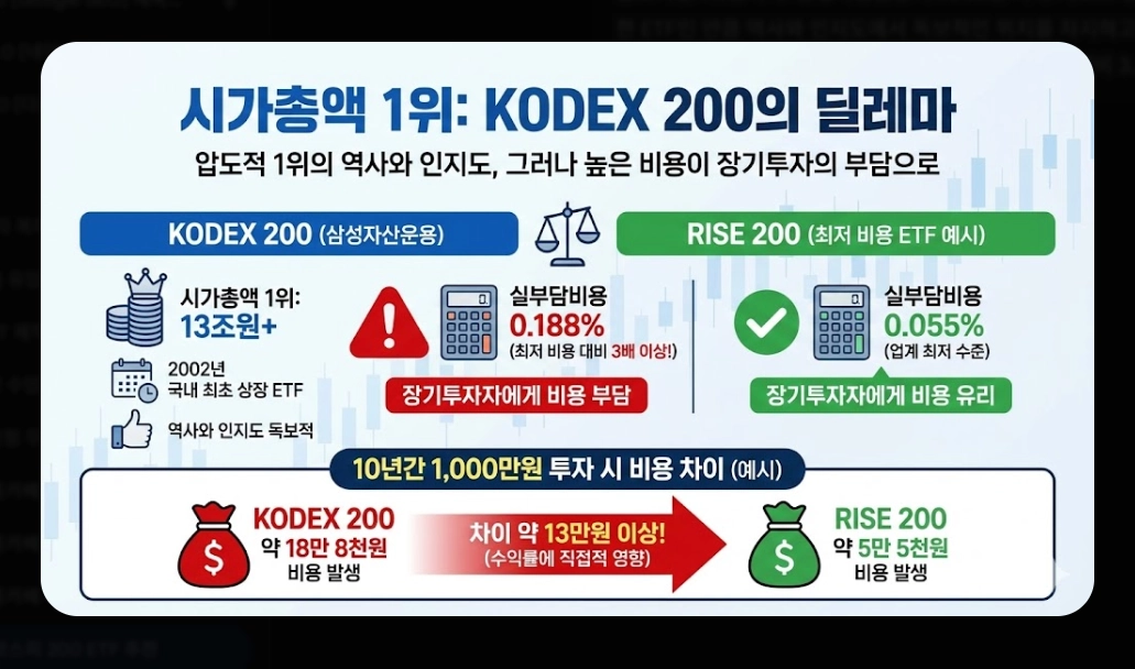 코스피200 ETF 추천 TOP 7 [2026년] 필수 확인 4가지 및 유형별 맞춤 전략