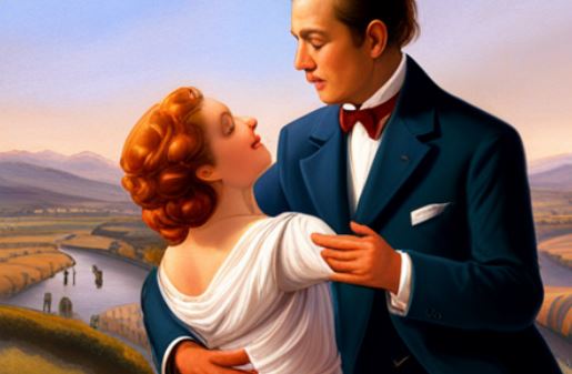 남녀가 춤을 추는 모습