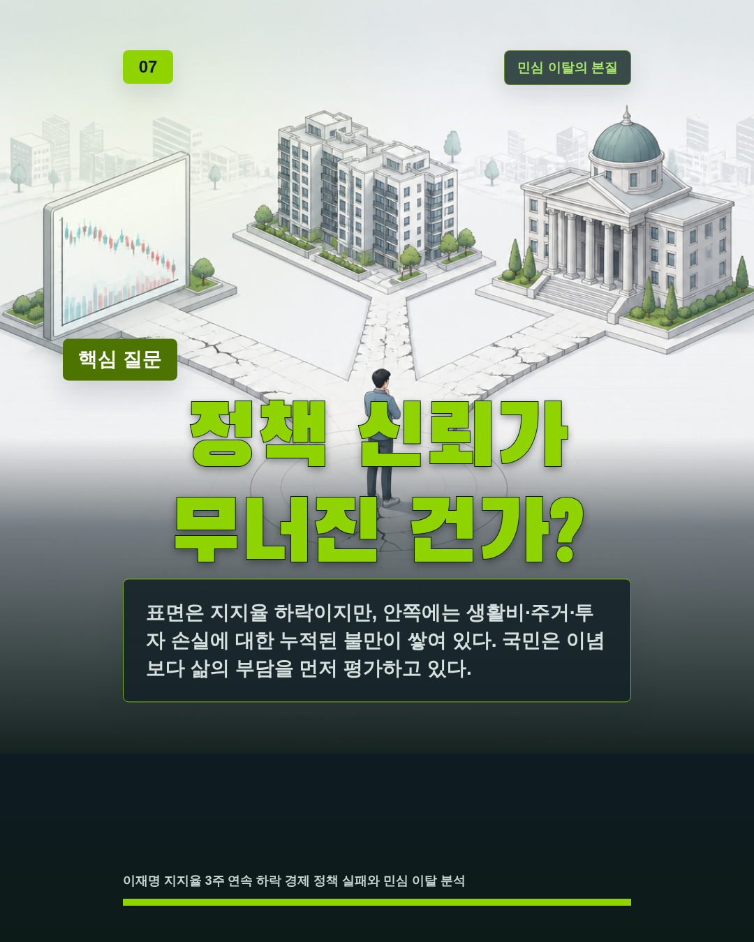 정책 신뢰가 무너진 건가?