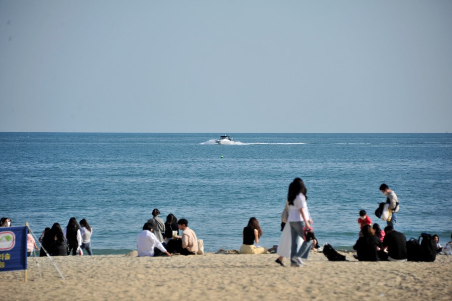 2022년 5월 해운대 해수욕장